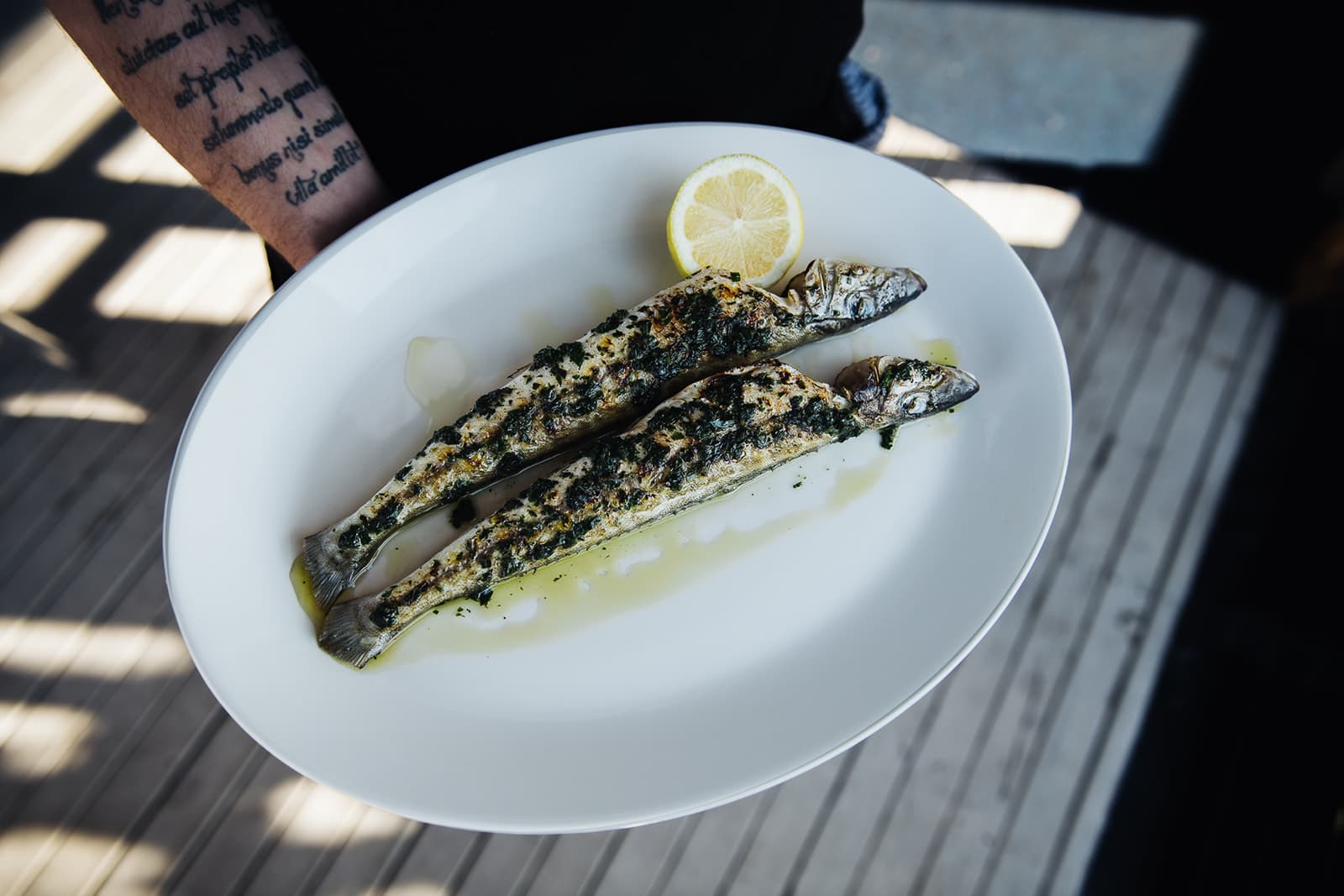 Signature plated dish