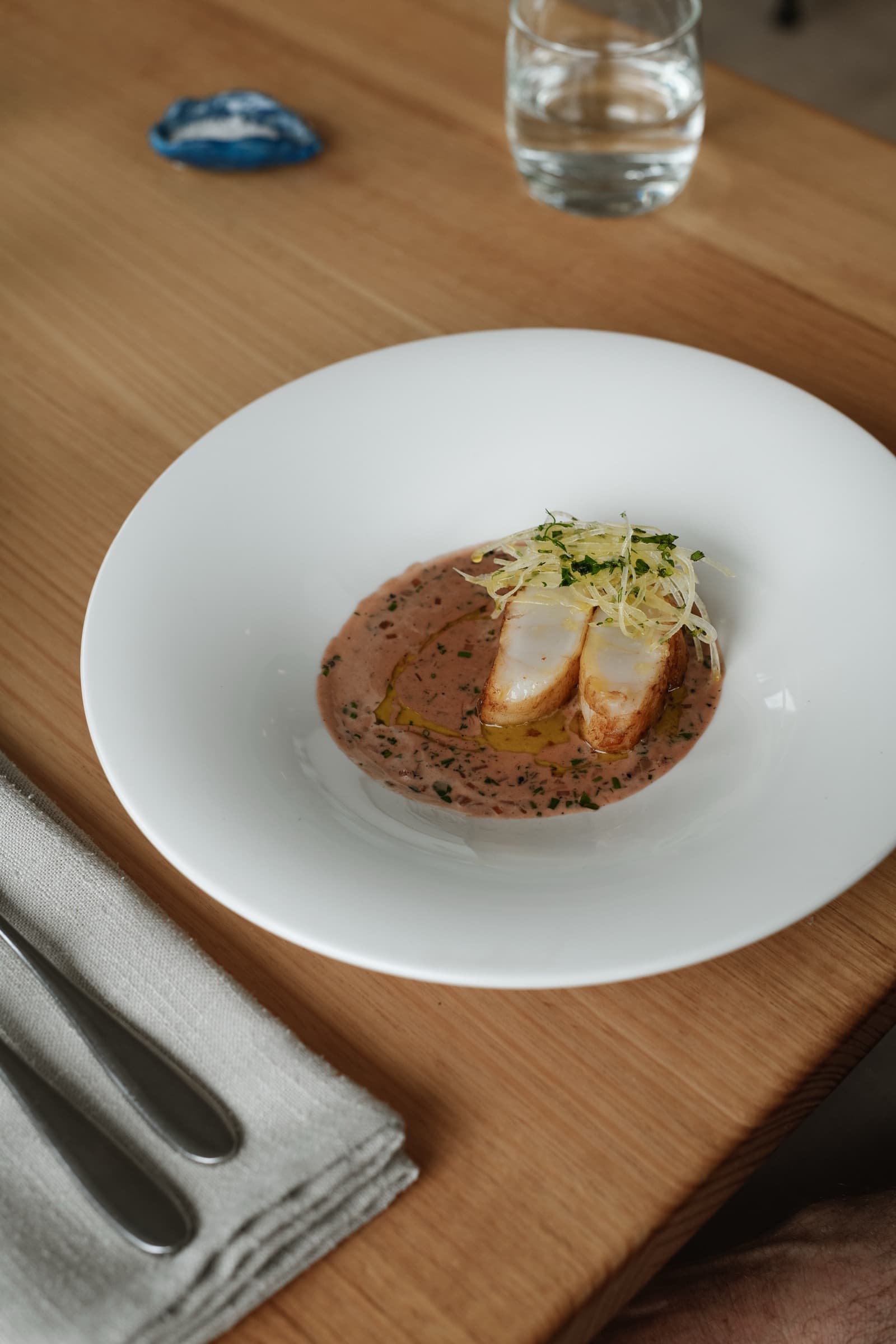 Signature plated dish