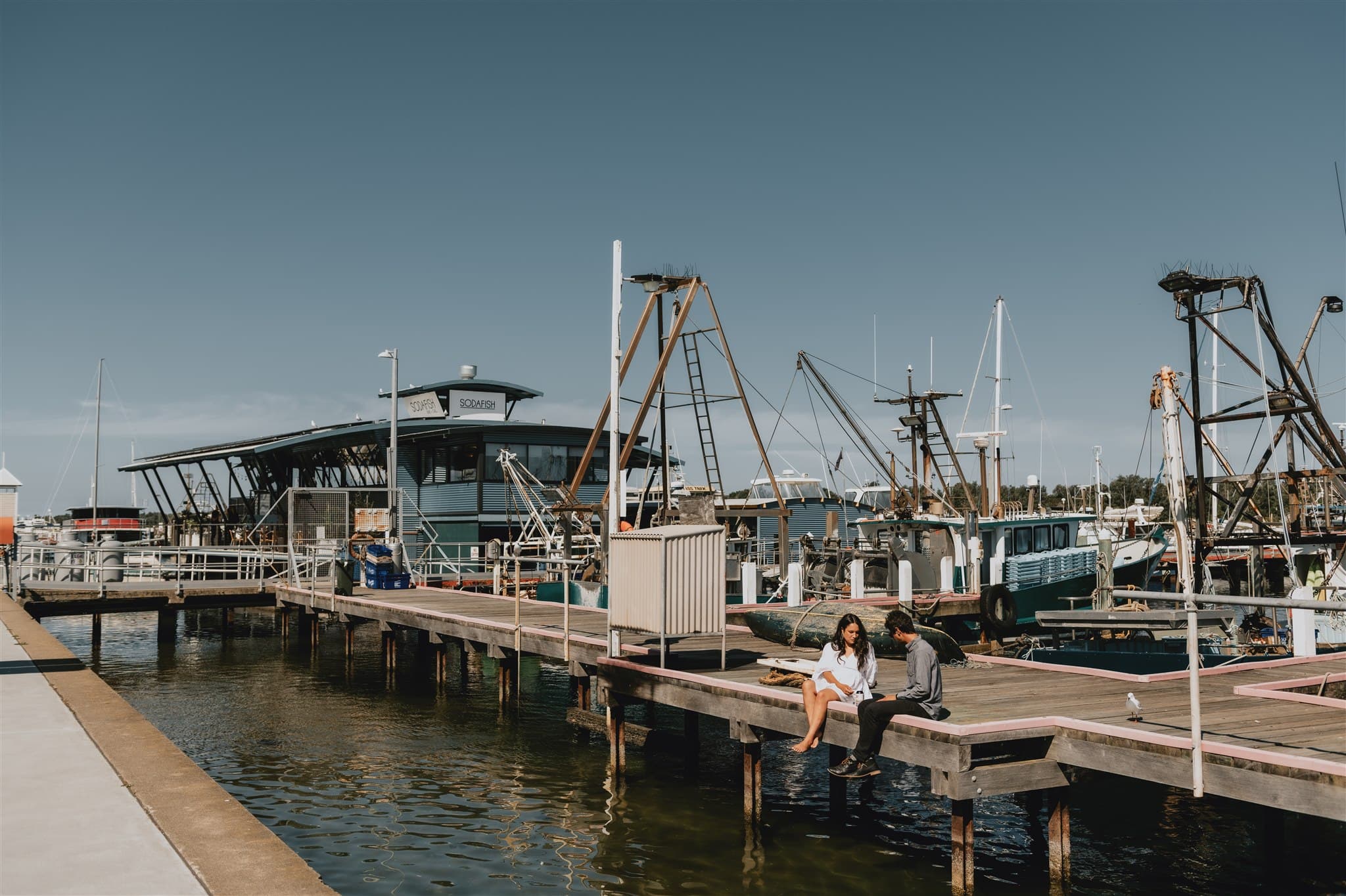 Waterfront marina