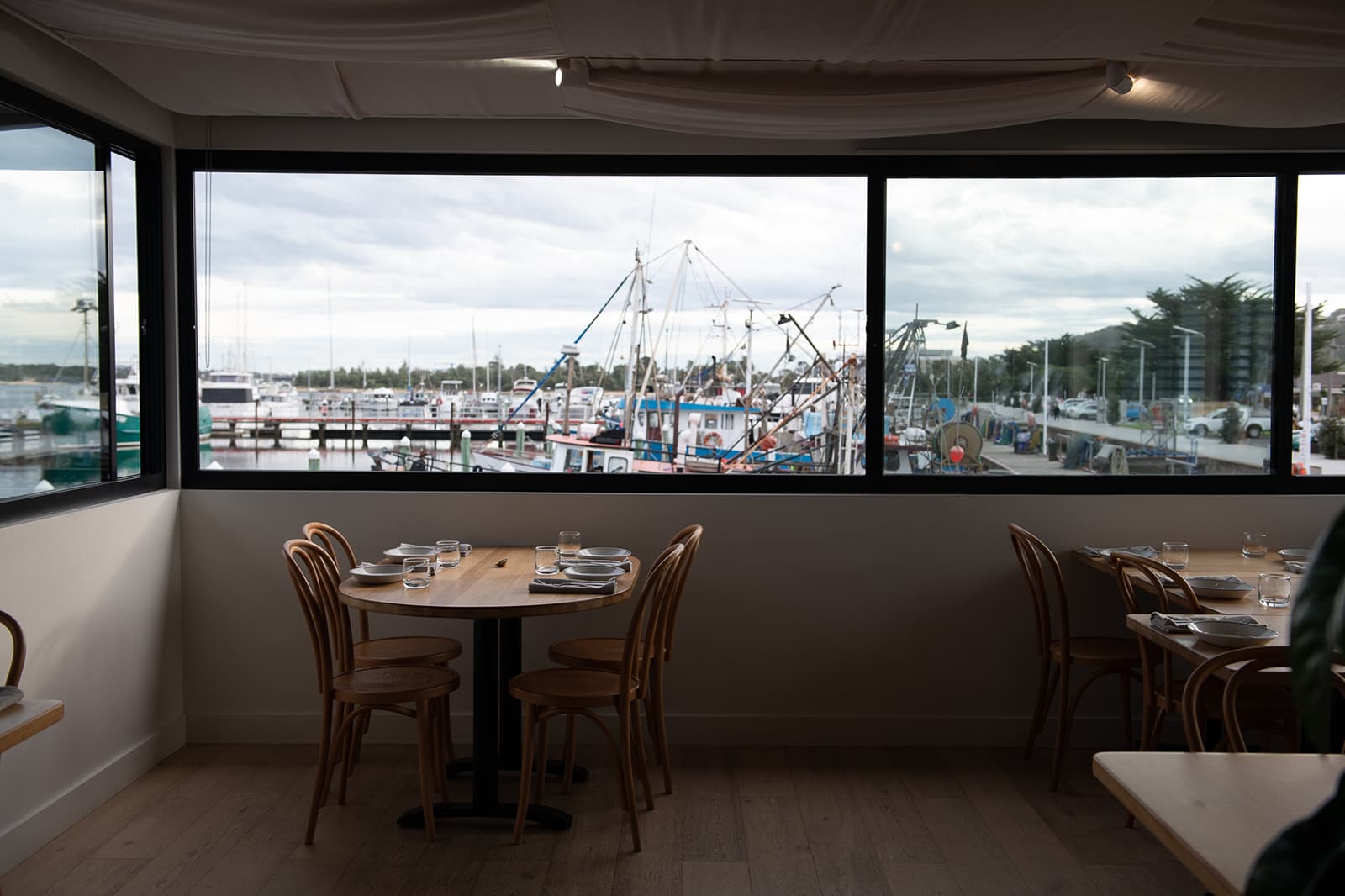 Inside the Sodafish dining room, Lakes Entrance